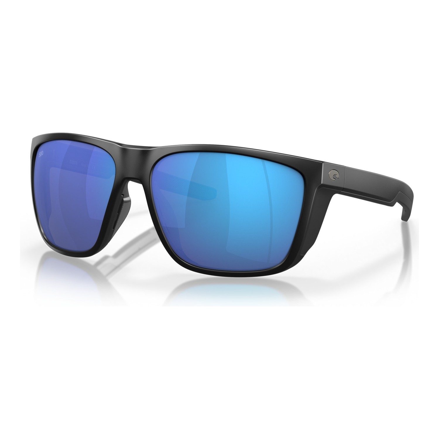 Costa Ferg XL-11 Matte Black-Blue Mirror 580G i gruppen Beklædning og fodtøj / Briller / Polaroidbriller hos Sportfiskeprylar.se (90120162)
