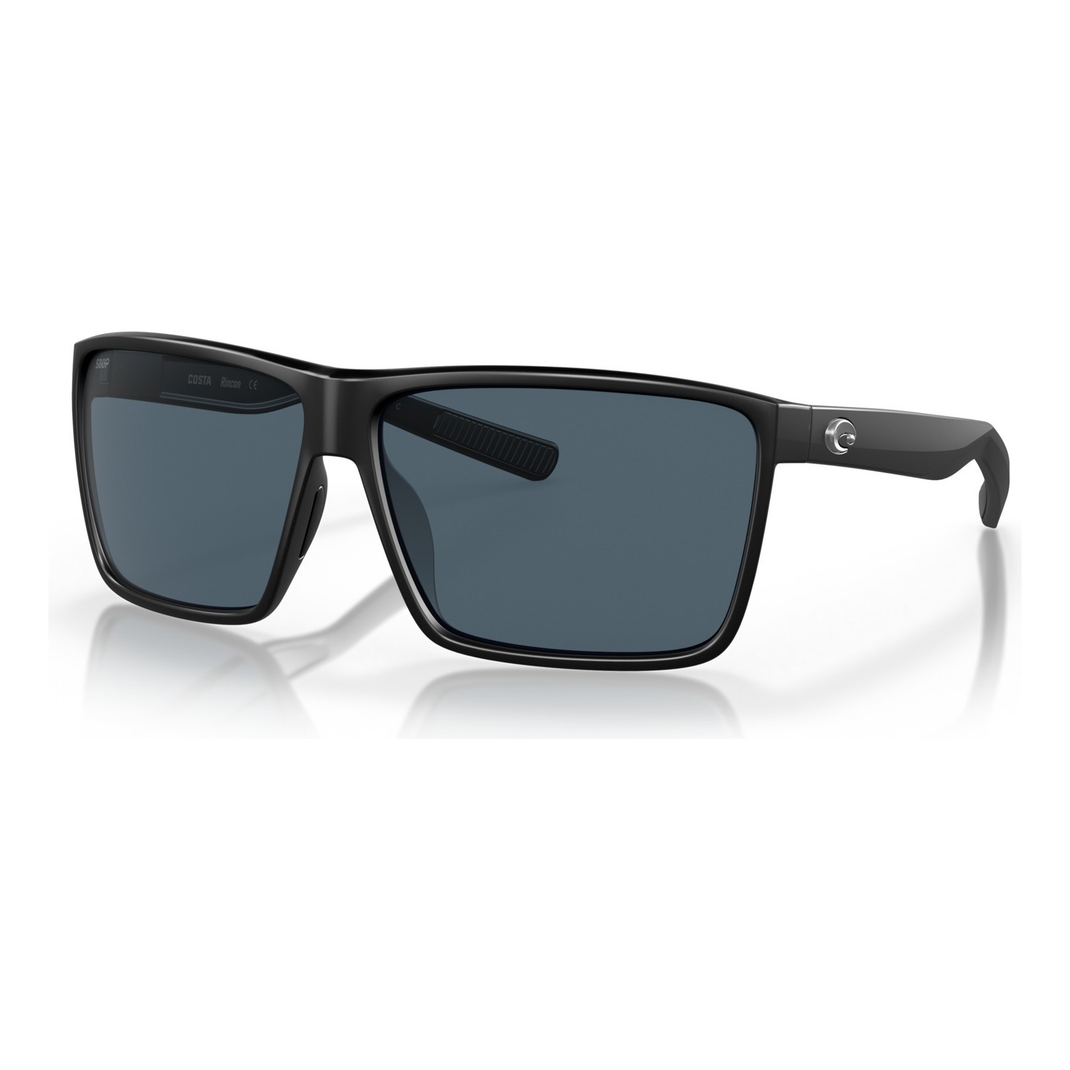 Costa Rincon-Matte Black-Gray 580P i gruppen Beklædning og fodtøj / Briller / Polaroidbriller hos Sportfiskeprylar.se (90183863)