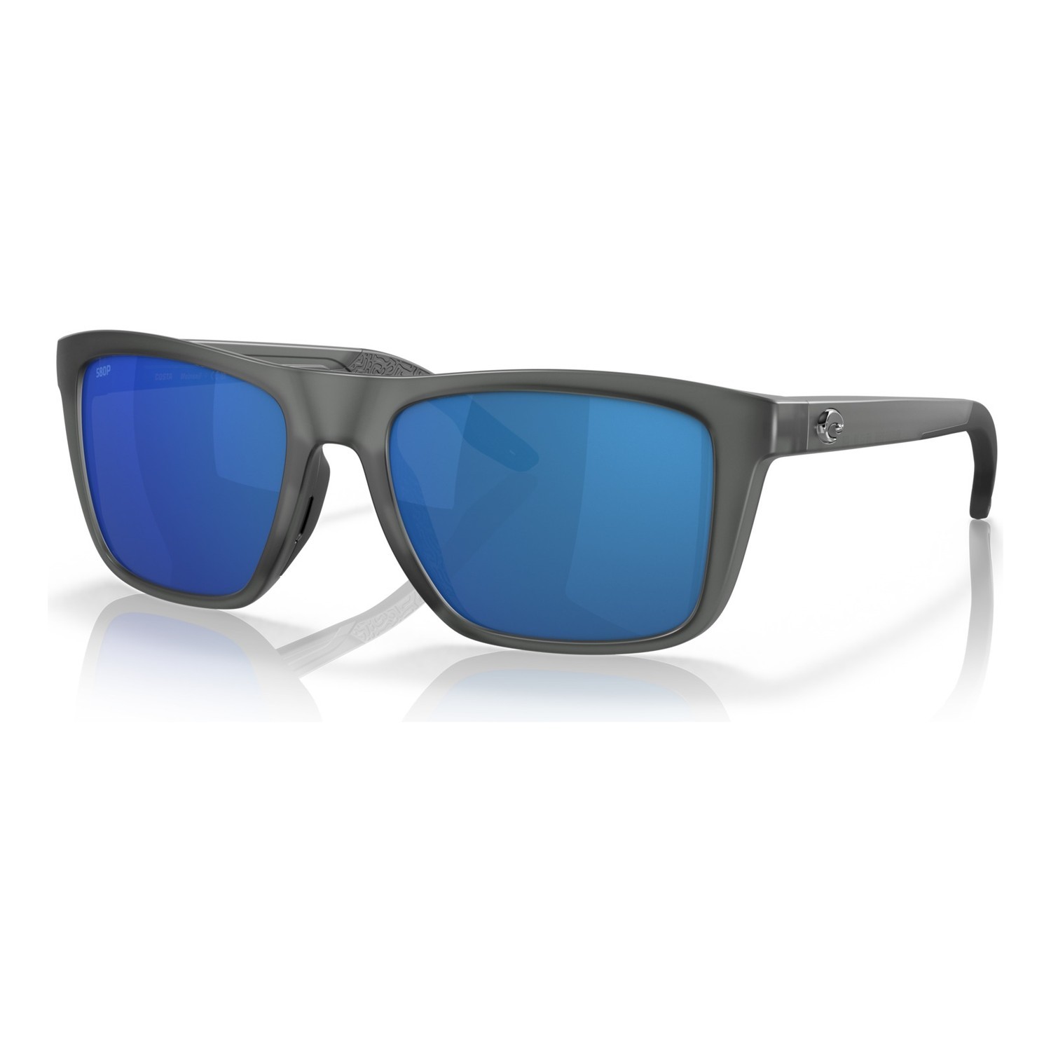 Costa Mainsail-Gray Crystal-Blue Mirror 580P i gruppen Beklædning og fodtøj / Briller / Polaroidbriller hos Sportfiskeprylar.se (91070555)