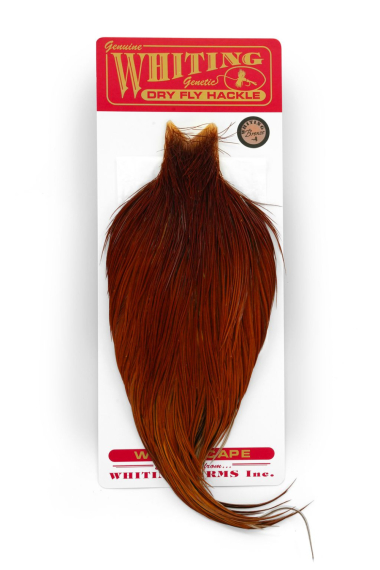 Whiting Bronze Cape Brown i gruppen Kroge og endegrej / Fluebinding / Fluebindingsmateriale / Fjer og nakker / Nakker og sadler hos Sportfiskeprylar.se (91301003)