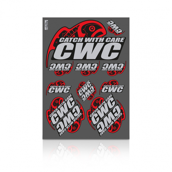 CWC Sticker Kit 2 - Catch with Care i gruppen Andet / Klistermærker og overføringsbilleder hos Sportfiskeprylar.se (93-CWC-KIT2)