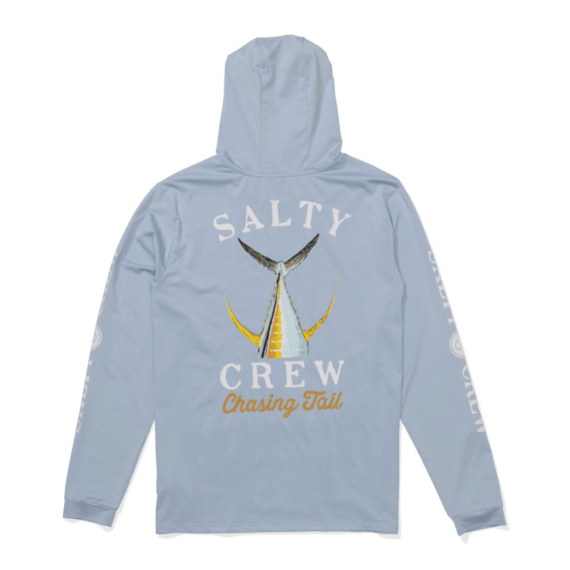 Salty Crew Tailed Hood Sunshirt Blue Fog i gruppen Beklædning og fodtøj / UV-beklædning hos Sportfiskeprylar.se (9334966016166r)