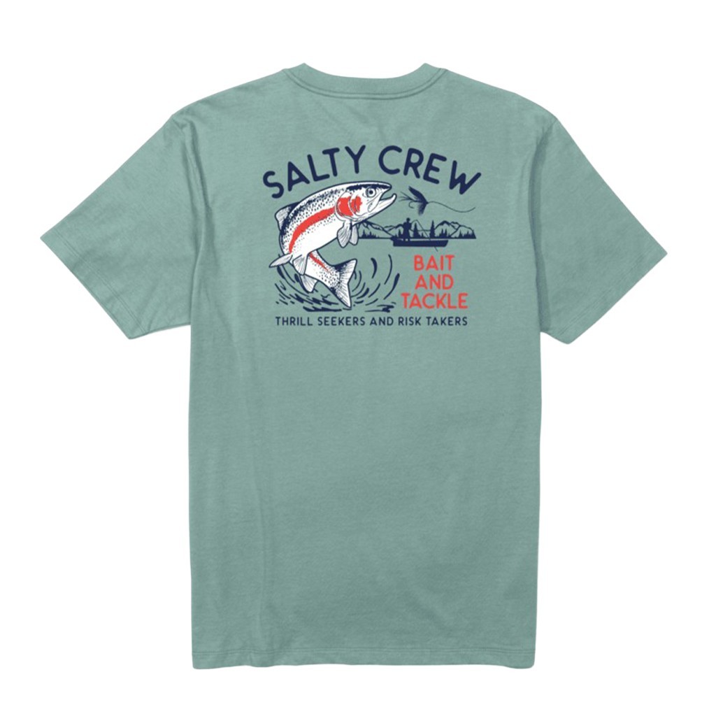 Salty Crew Fly Trap Premium S/S Tee Mackerel i gruppen Beklædning og fodtøj / Beklædning / T-shirts hos Sportfiskeprylar.se (9334966187064r)