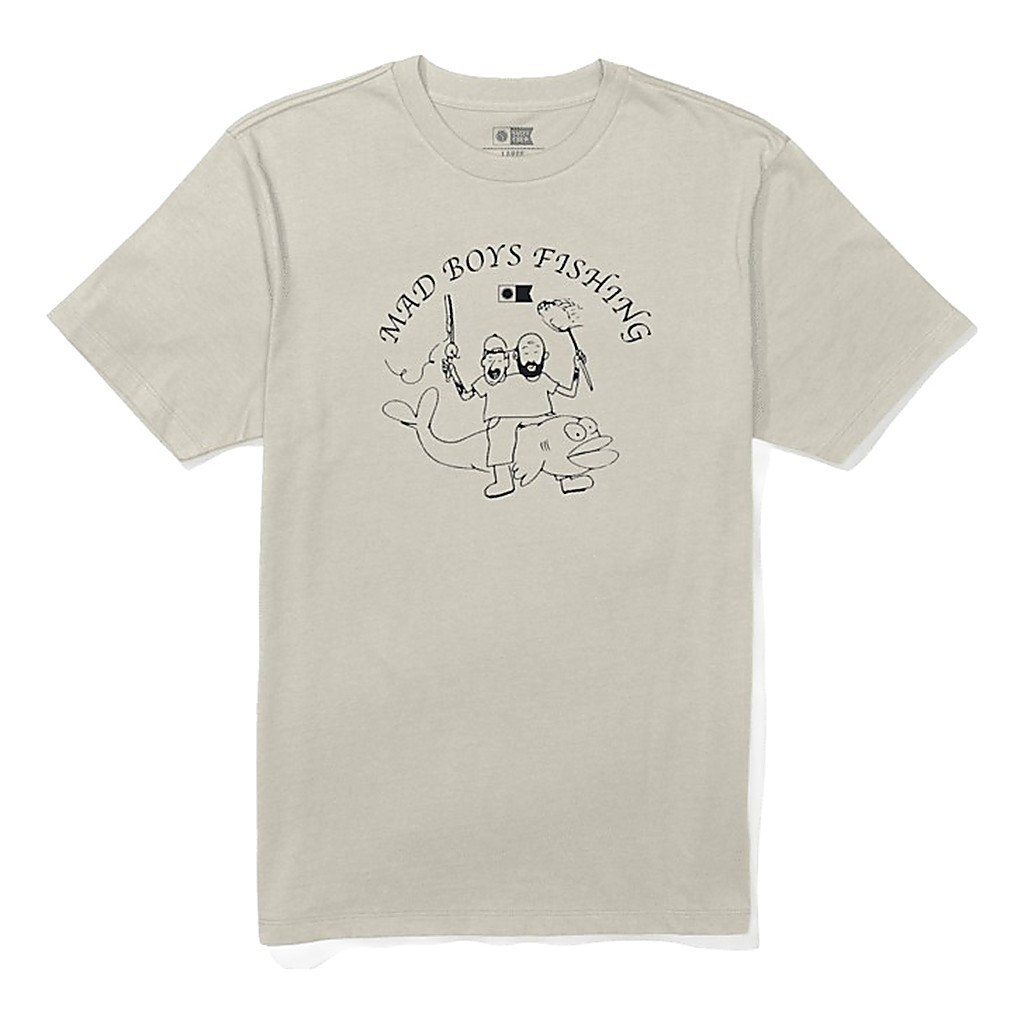 Salty Crew X Mad Boys Adventure 1 Tee Moonbeam i gruppen Beklædning og fodtøj / Beklædning / T-shirts hos Sportfiskeprylar.se (9334966205263r)