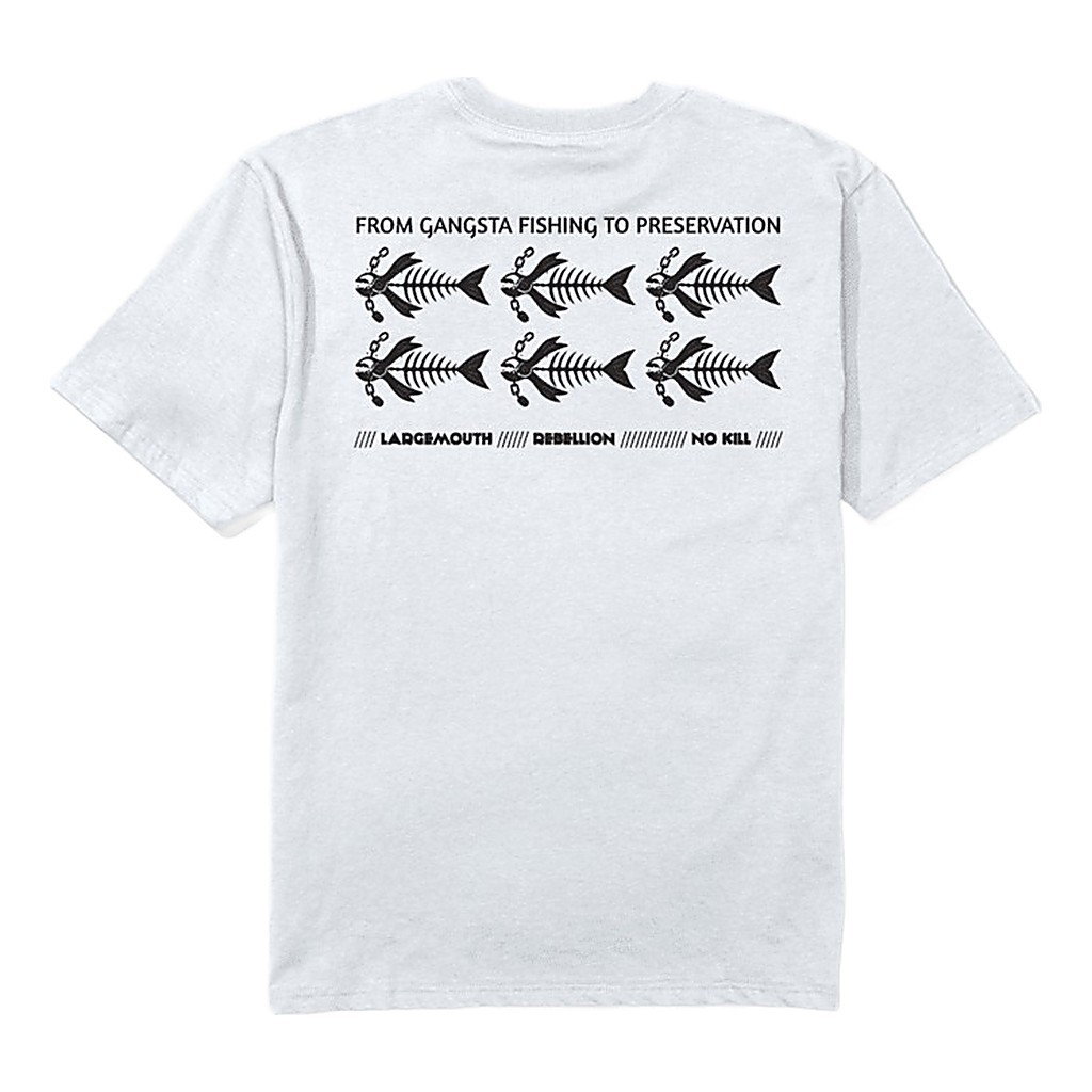 Salty Crew X Mad Boys Gangsta Tee White i gruppen Beklædning og fodtøj / Beklædning / T-shirts hos Sportfiskeprylar.se (9334966205317r)