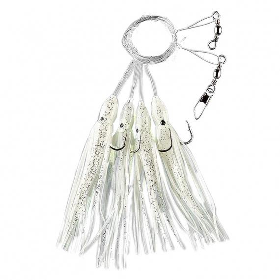 Fladen Bläckfiskhäckla 4 Hooks, 4/0 i gruppen Madding / Havfiskeri madding / Flasher rigs og rigs til havfiskeri hos Sportfiskeprylar.se (94-4-0)