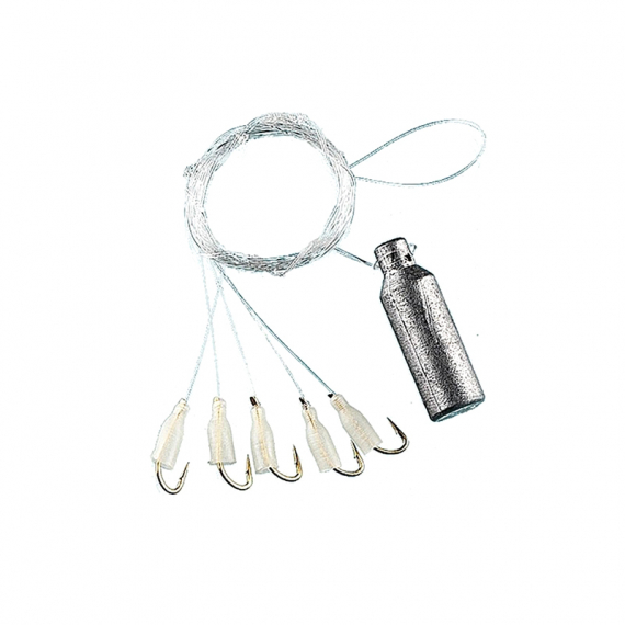 Fladen Hjälmarskräcken w. Eco-sinker, 5 Hooks i gruppen Madding / Havfiskeri madding / Flasher rigs og rigs til havfiskeri hos Sportfiskeprylar.se (97-4r)
