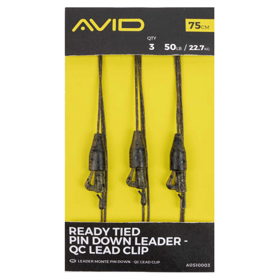 Avid Ready Tied Pin Down Leader i gruppen Kroge og endegrej / Rig tilbehør / Blyklemmer hos Sportfiskeprylar.se (A0510003r)