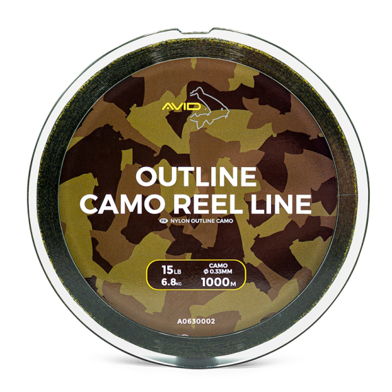 Avid Outline Camo Braided Carp Mainline i gruppen Snøre / Specimenliner hos Sportfiskeprylar.se (A0560010r)