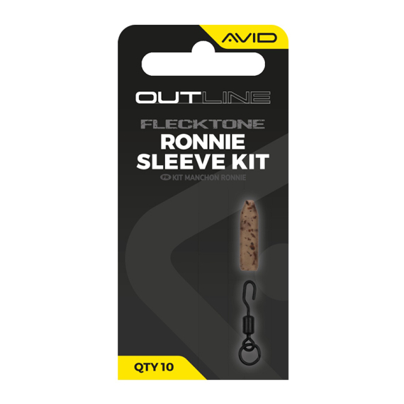 Avid Outline FleckTone Ronnie Sleeve Kit i gruppen Kroge og endegrej / Rig tilbehør / Andet rigtilbehør hos Sportfiskeprylar.se (A0640106)