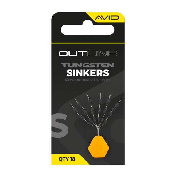 Avid Outline Tungsten Sinkers i gruppen Kroge og endegrej / Rig tilbehør / Andet rigtilbehør hos Sportfiskeprylar.se (A0640113r)