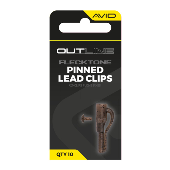 Avid Outline FleckTone Pinned Lead Clips i gruppen Kroge og endegrej / Rig tilbehør / Andet rigtilbehør hos Sportfiskeprylar.se (A0640116)