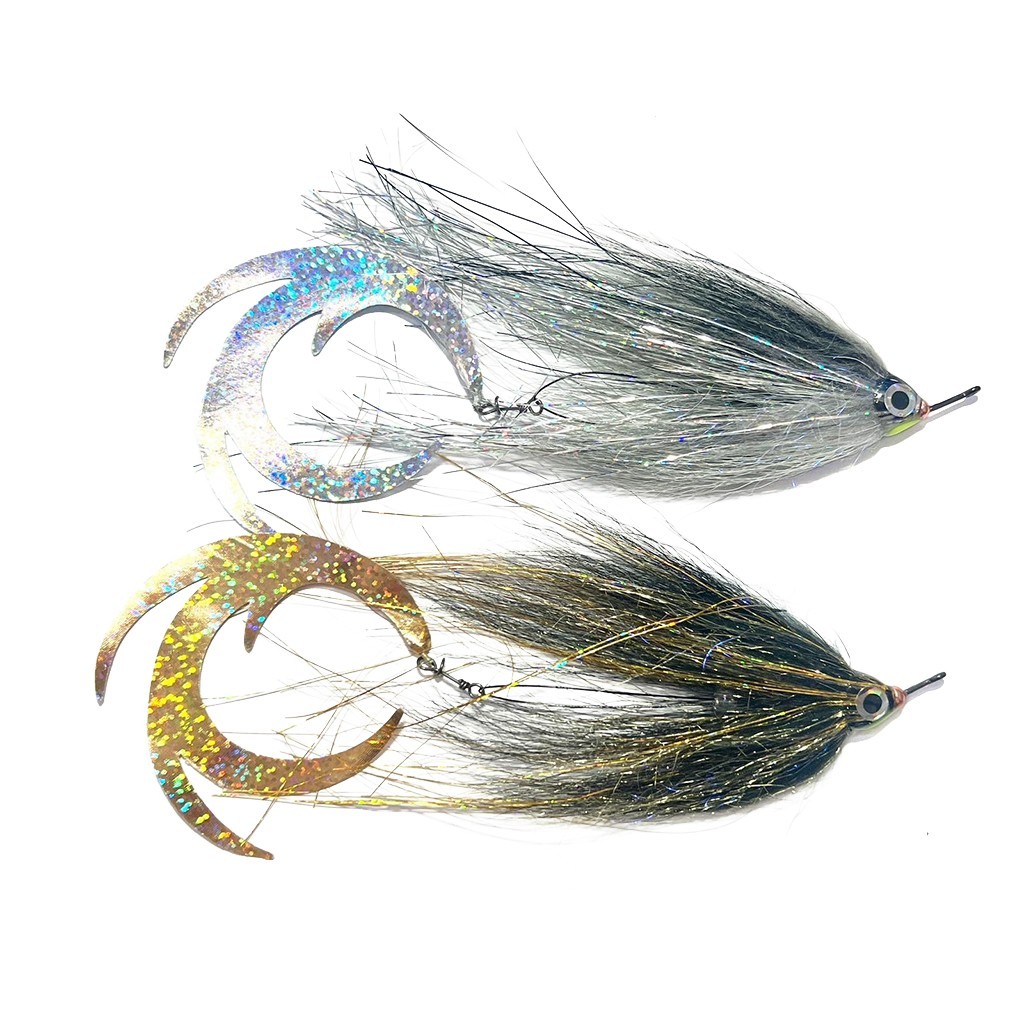 Vision Pike - Jig Dragontail Silver Tinsel fly #4/0 i gruppen Madding / Fluer / Geddefluer hos Sportfiskeprylar.se (A276900050-40)