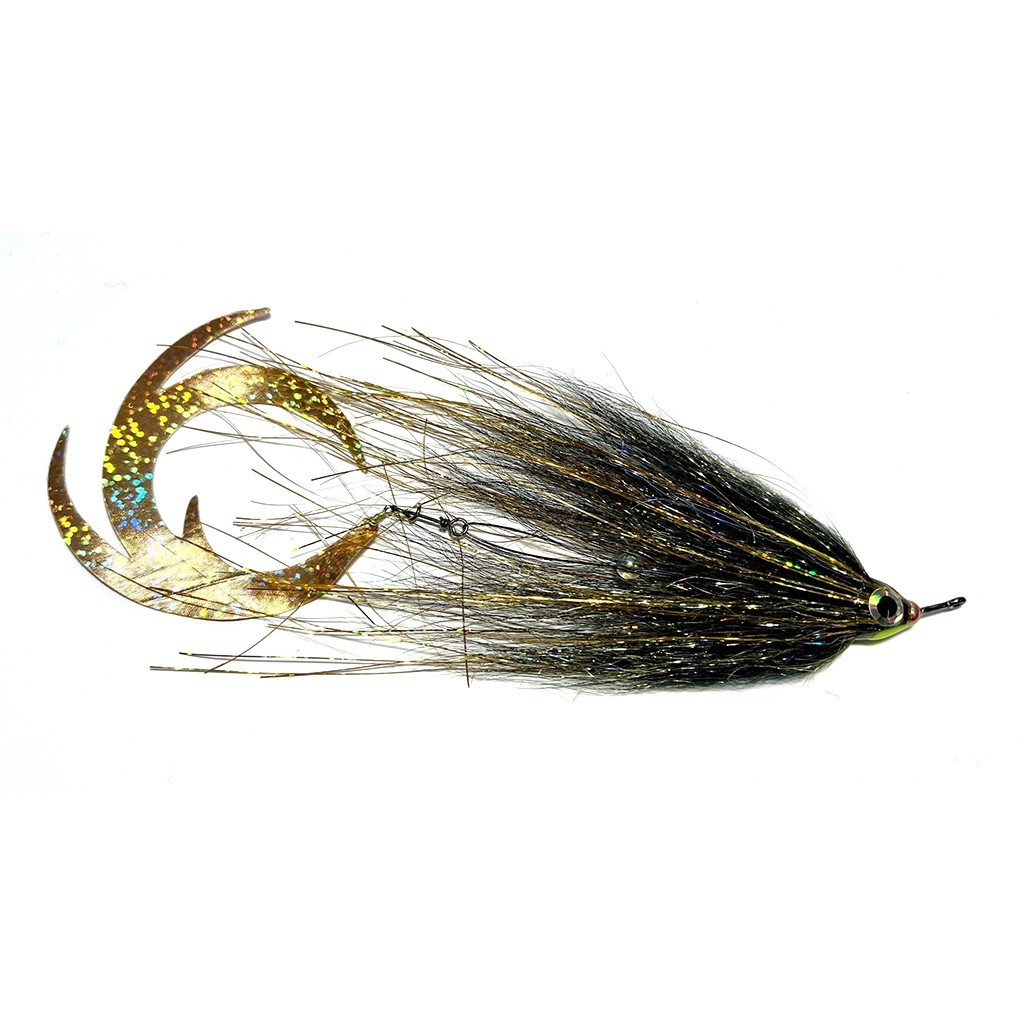 Vision Pike - Jig Dragontail Black & Gold fly #4/0 i gruppen Madding / Fluer / Geddefluer hos Sportfiskeprylar.se (A276900054-40)