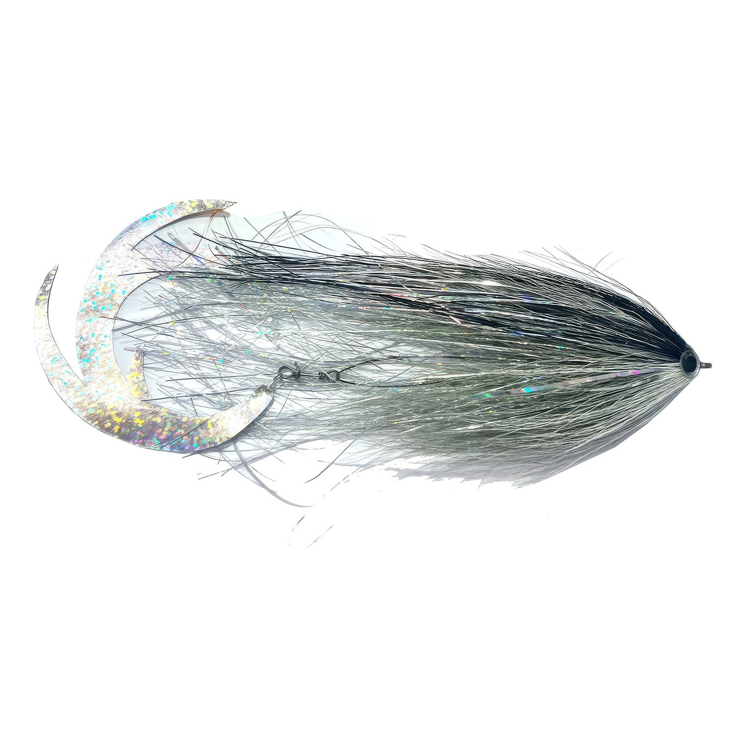 Vision Pike - Dragontail Silver Tinsel fly #5/0 i gruppen Madding / Fluer / Geddefluer hos Sportfiskeprylar.se (A276900059-50)