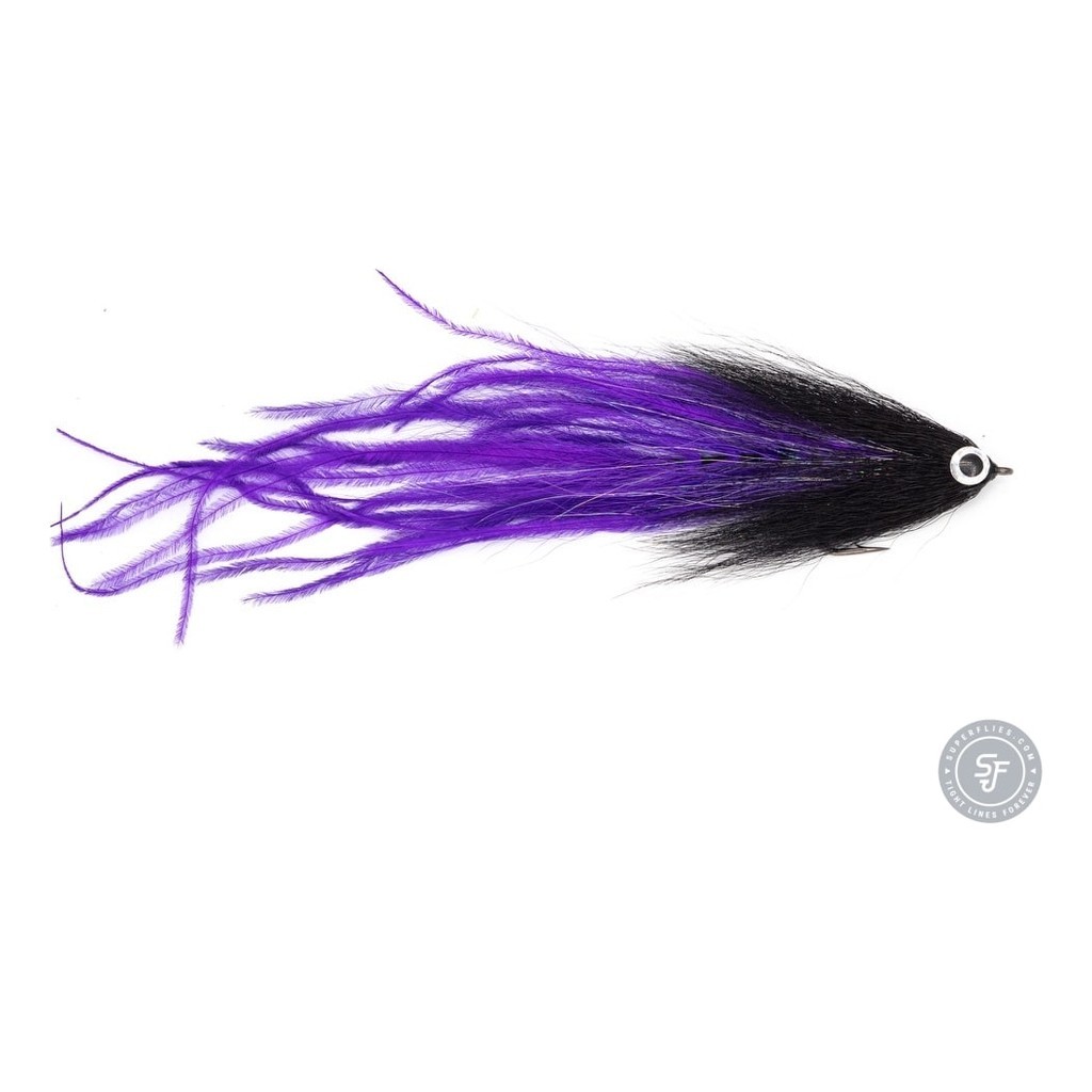 Vision Pike - Beast Black/Purple fly #6/0 i gruppen Madding / Fluer / Geddefluer hos Sportfiskeprylar.se (A276900147-60)