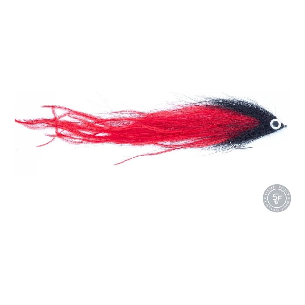 Vision Pike - Beast Black/Red fly #6/0 i gruppen Madding / Fluer / Geddefluer hos Sportfiskeprylar.se (A276900149-60)
