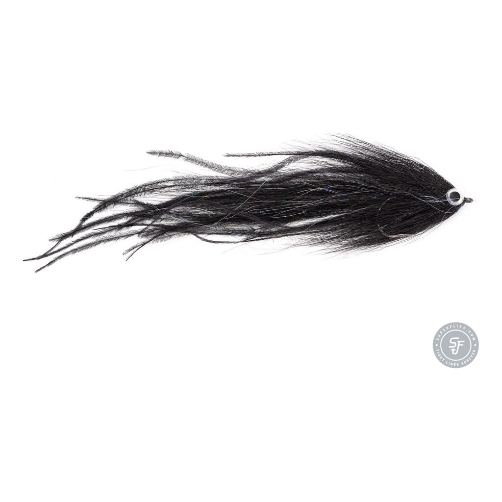 Vision Pike - Beast Black fly #6/0 i gruppen Madding / Fluer / Geddefluer hos Sportfiskeprylar.se (A276900152-60)