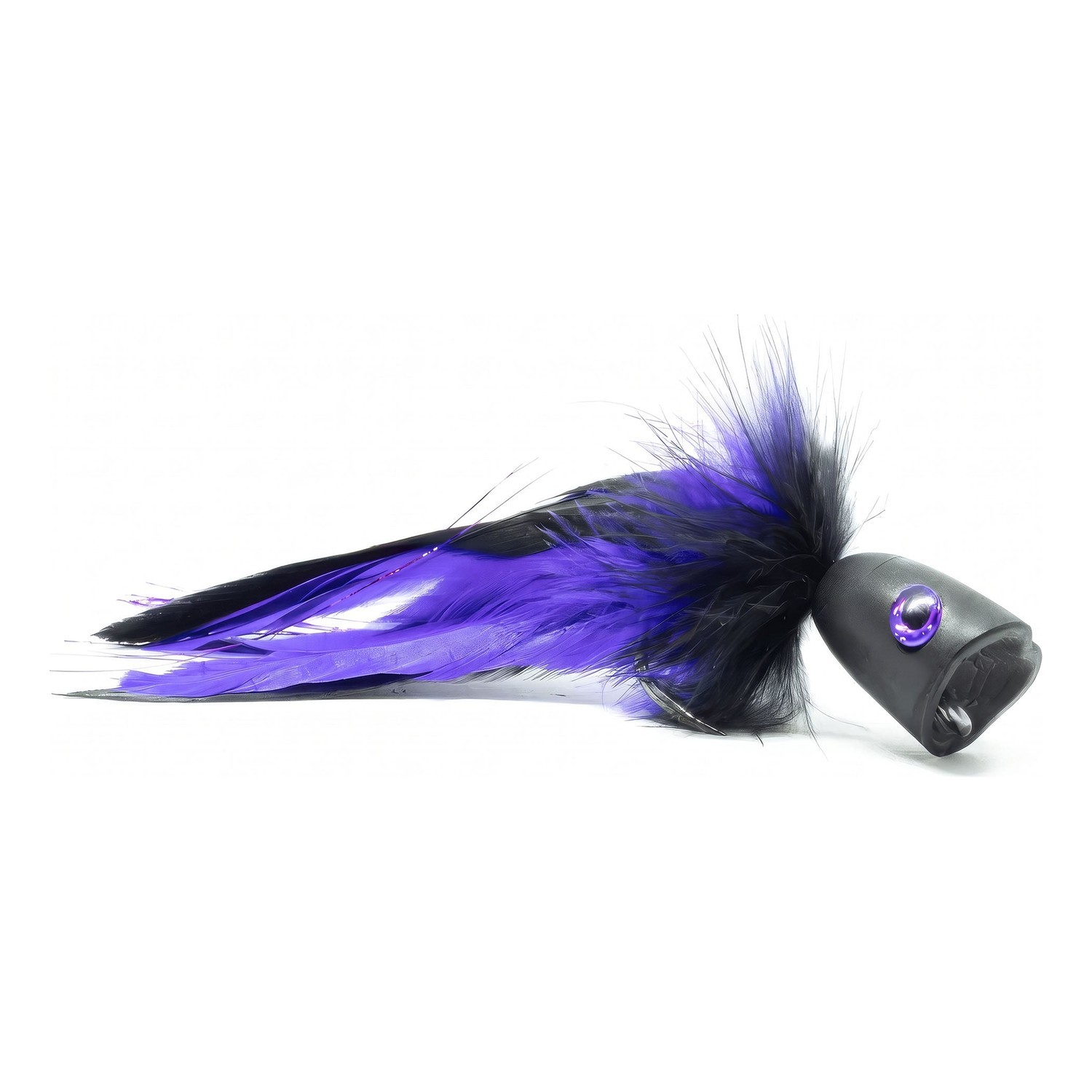 Vision Pike - Surface Seducer Double Popper Purple/Black fly #6/0 i gruppen Madding / Fluer / Geddefluer hos Sportfiskeprylar.se (A276909541-60)