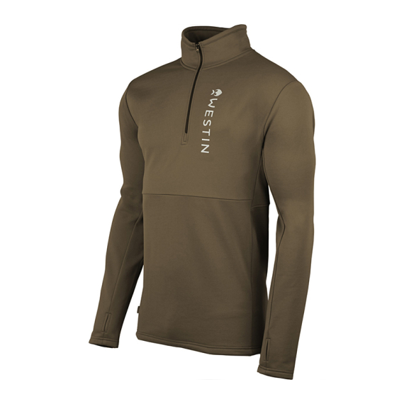 Westin Energy Midlayer 1/2 Zip Dark Sage i gruppen Beklædning og fodtøj / Beklædning / Undertøj / Langærmede undertrøjer hos Sportfiskeprylar.se (A288-1161-Sr)