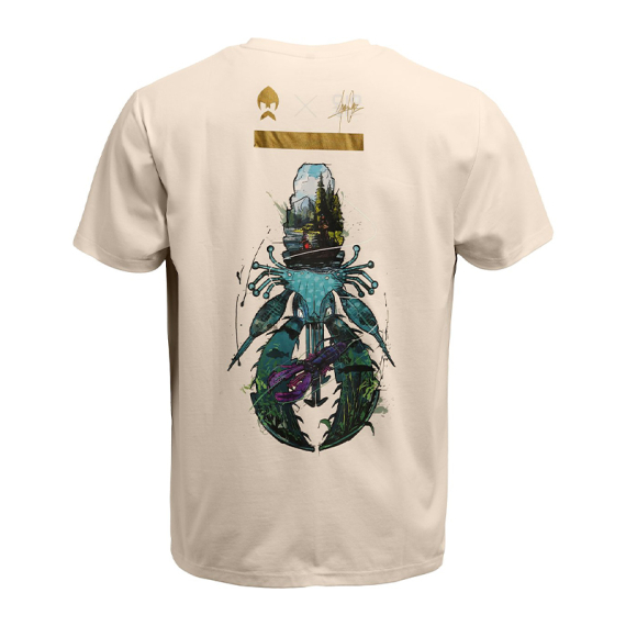 Westin Crecraw T-Shirt Beige i gruppen Beklædning og fodtøj / Beklædning / T-shirts hos Sportfiskeprylar.se (A316-1426-Sr)