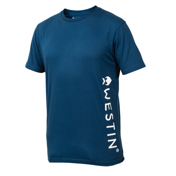 Westin Pro T-Shirt Navy Blue i gruppen Beklædning og fodtøj / Beklædning / T-shirts hos Sportfiskeprylar.se (A66-504-Sr)