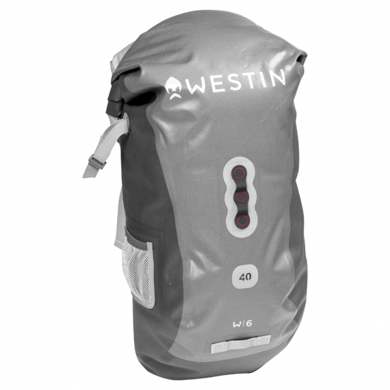 Westin W6 Roll-Top Backpack Silver/Grey 40L i gruppen Opbevaring / Rygsække hos Sportfiskeprylar.se (A81-595-40)