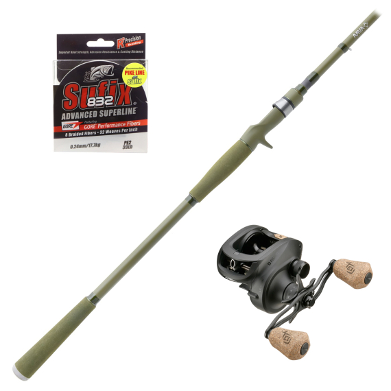 AAVA Flada 8\'3\'\' 50-180g Allround Pike Combo i gruppen Sæt / Kastesæt / Baitcastersæt Gedde hos Sportfiskeprylar.se (AAVAFLADA13FCOMBO)
