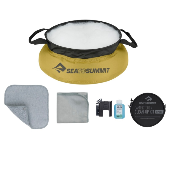Sea To Summit Kitchen Clean Kit 6-Set Black i gruppen Outdoor / Stormkøkken og køkkenredskaber / Køkkentøj hos Sportfiskeprylar.se (ACK011071-122103)