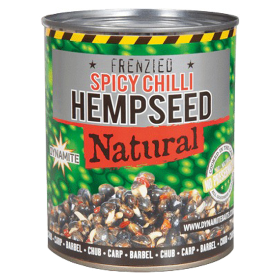 Dynamite Baits Frenzied Hempseed Chilli Can 700g i gruppen Madding / Boilies, krogagn og forfoder / Partikler hos Sportfiskeprylar.se (ADY040198)