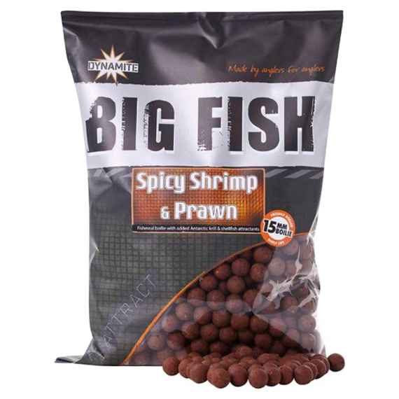 Dynamite Baits Spicy Shrimp & Prawn Boilies 1,8kg i gruppen Madding / Boilies, krogagn og forfoder / Boilies hos Sportfiskeprylar.se (ADY041504r)