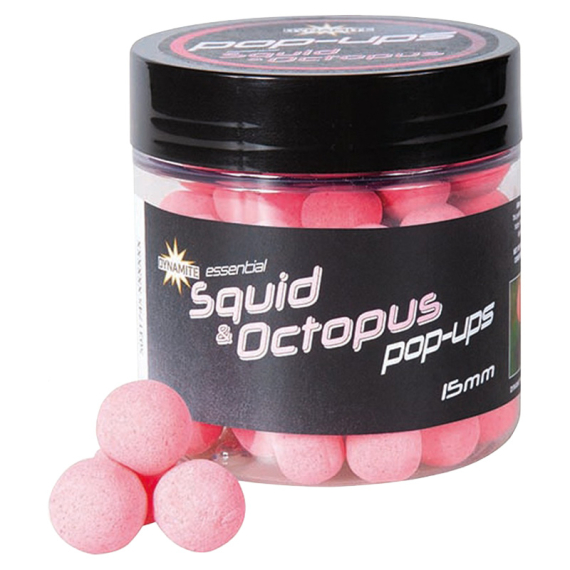 Dynamite Baits Squid & Octopus Fluro Pop-Ups i gruppen Madding / Boilies, krogagn og forfoder / Popups & Wafters hos Sportfiskeprylar.se (ADY041610r)