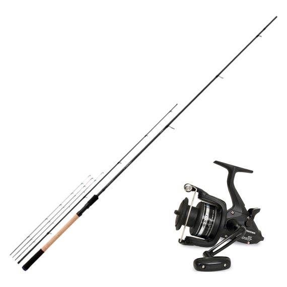 Shimano Rod Aero X5 Pellet Waggler 11ft - 15g Combo i gruppen Sæt / Specimensæt / Feederset hos Sportfiskeprylar.se (AEROX5FEEDERCOMBO)