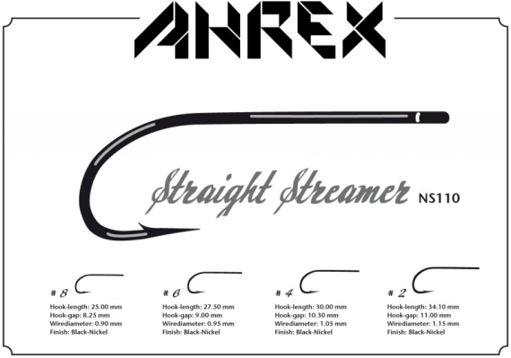 Ahrex NS110 - Streamer S/E #6 i gruppen Kroge og endegrej / Kroge / Fluebinding kroge hos Sportfiskeprylar.se (ANS110-6)
