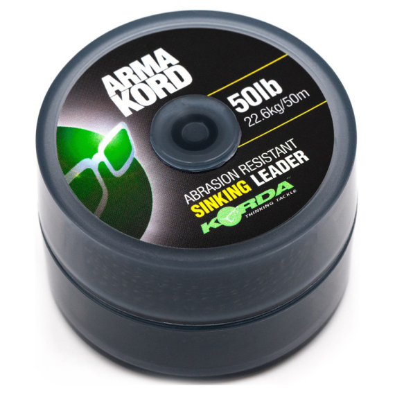 Korda Arma-Kord Sinking 30 lb 50 meter i gruppen Kroge og endegrej / Ledere og Forfangsmateriale / Forfangsmateriale / Forfangsmateriale multifilament hos Sportfiskeprylar.se (ARMKS30)