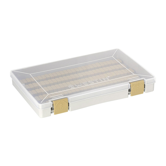 Westin W3 Jig Box (135 Slots) 27,4X18X4cm M Grey/Clear i gruppen Opbevaring / Tackle-bokse / Maddingæsker hos Sportfiskeprylar.se (B12-M-706)