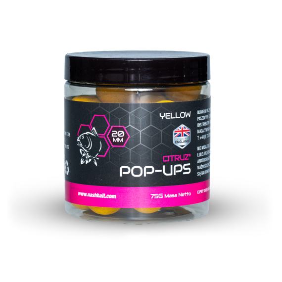 Nash Citruz Pop Ups i gruppen Madding / Boilies, krogagn og forfoder / Popups & Wafters hos Sportfiskeprylar.se (B6426-TPr)