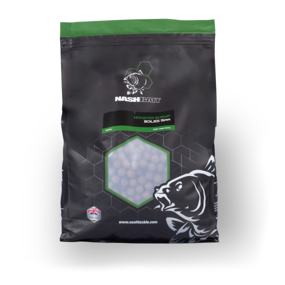 Nash Monster Shrimp Boilies - 5kg i gruppen Madding / Boilies, krogagn og forfoder / Boilies hos Sportfiskeprylar.se (B6506-TPr)