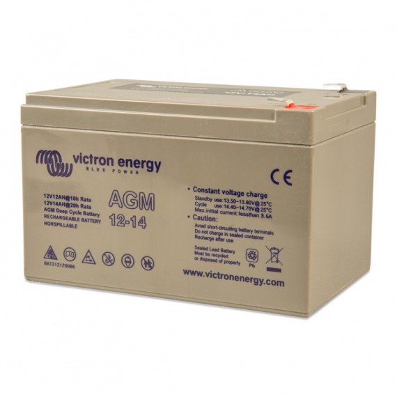 Victron Energy 12V/14Ah AGM Deep Cycle Battery i gruppen Bådelektronik / Batterier og opladere / Batterier / Blybatteri hos Sportfiskeprylar.se (BAT212120086)