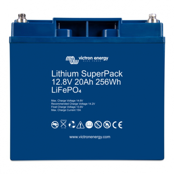 Victron Energy Lithium SuperPack 12,8V/20Ah i gruppen Bådelektronik / Batterier og opladere / Batterier / Lithiumbatterier hos Sportfiskeprylar.se (BAT512020705)