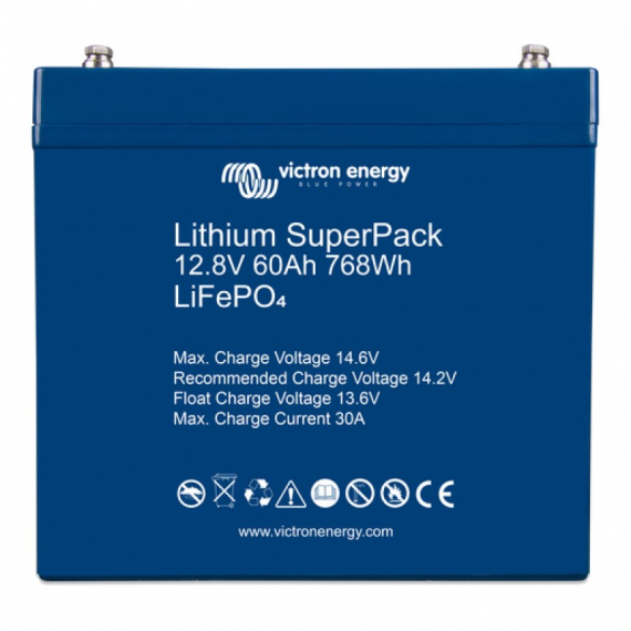 Victron Energy Lithium SuperPack 12,8V/60Ah i gruppen Bådelektronik / Batterier og opladere / Batterier / Lithiumbatterier hos Sportfiskeprylar.se (BAT512060705)