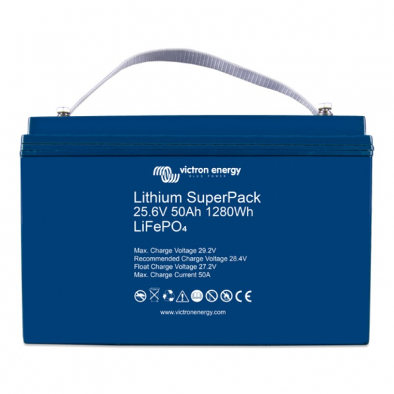 Victron Energy Lithium SuperPack 25,6V/50Ah i gruppen Bådelektronik / Batterier og opladere / Batterier / Lithiumbatterier hos Sportfiskeprylar.se (BAT524050705)