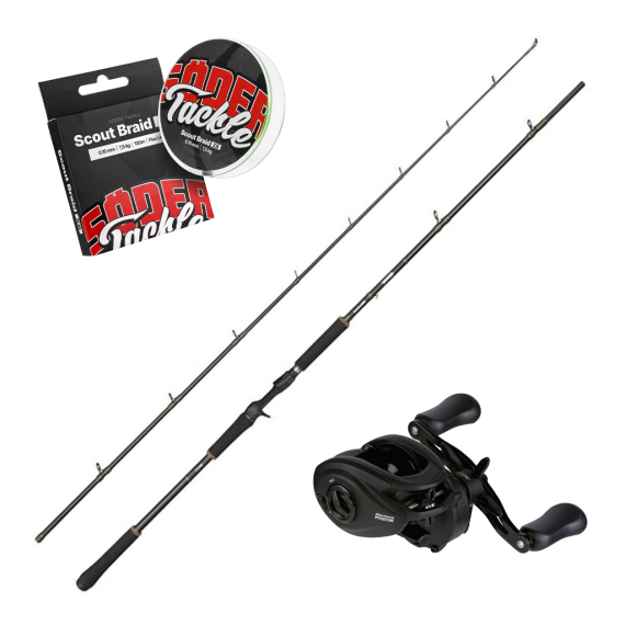 Abu Garcia Beast X2 & Max 5 Combo 8\'6\'\' 60-230g i gruppen Sæt / Kastesæt / Baitcastersæt Gedde hos Sportfiskeprylar.se (BEASTX2MAX5COMBO)