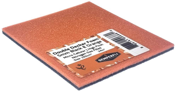 Semperfli Double Decker Foam Small (5mm) i gruppen Kroge og endegrej / Fluebinding / Fluebindingsmateriale / Skum hos Sportfiskeprylar.se (BFFDSMLBORr)