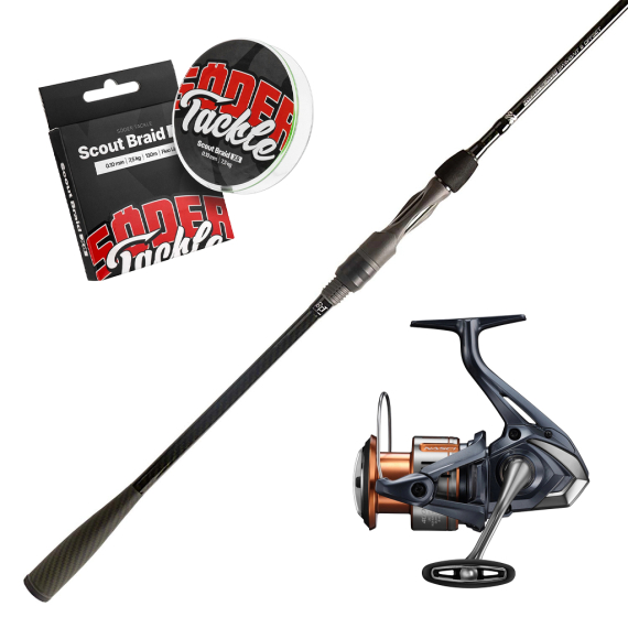 BFT Ninety Two Hydra Slayer & Nasci Combo 8\' -100g i gruppen Sæt / Spinnesæt / Gedde Spinnesæt hos Sportfiskeprylar.se (BFT92PIKECOMBO)