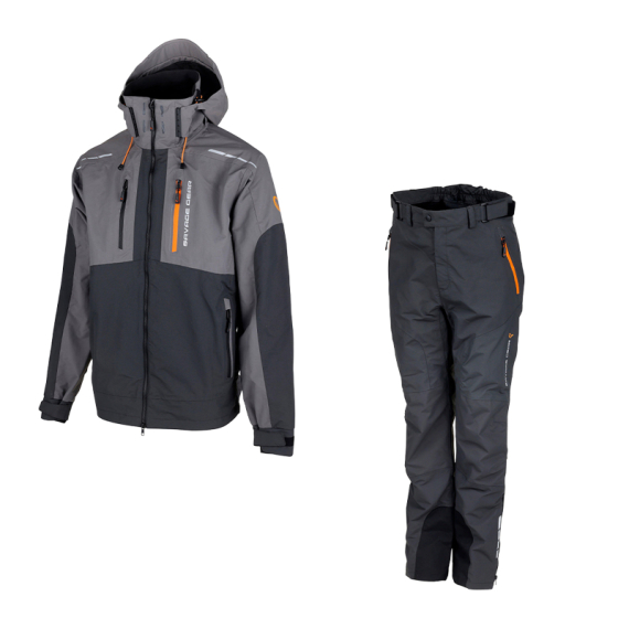 Savage Gear WP Performance Jacket & Trousers Gunmetal i gruppen Beklædning og fodtøj / Beklædning / Fiskedragter hos Sportfiskeprylar.se (BIBBRACEANDJACKET2)