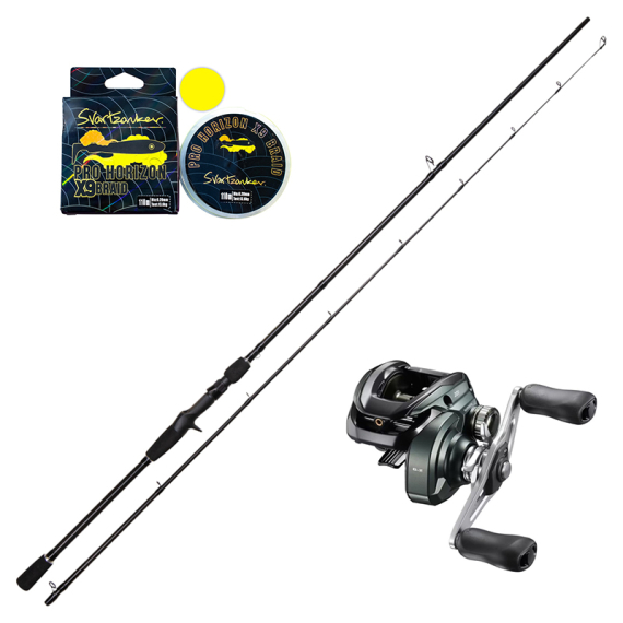 Svartzonker Black Series \'\'The Horizon\'\' 8\' 20-70g Curado Downsize Combo i gruppen Sæt / Kastesæt / Baitcastersæt Gedde hos Sportfiskeprylar.se (BLACKSERIESCURADOCOMBO)