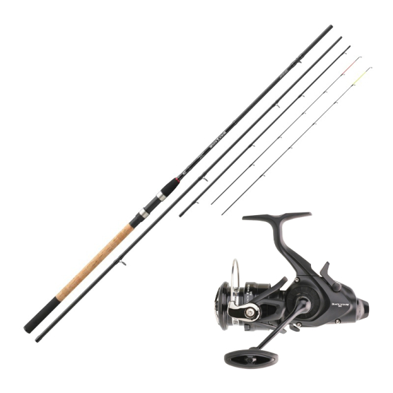 Daiwa Black Widow - Feeder 12\' Combo i gruppen Sæt / Specimensæt / Feederset hos Sportfiskeprylar.se (BLACKWIDOWFEEDERCOMBO)