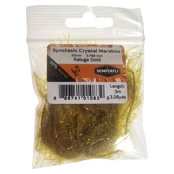 Semperfli Synthetic Crystal Marabou 20mm - Copper Brown i gruppen Kroge og endegrej / Fluebinding / Fluebindingsmateriale / Yarn & Chenille hos Sportfiskeprylar.se (BMAR100CPB)