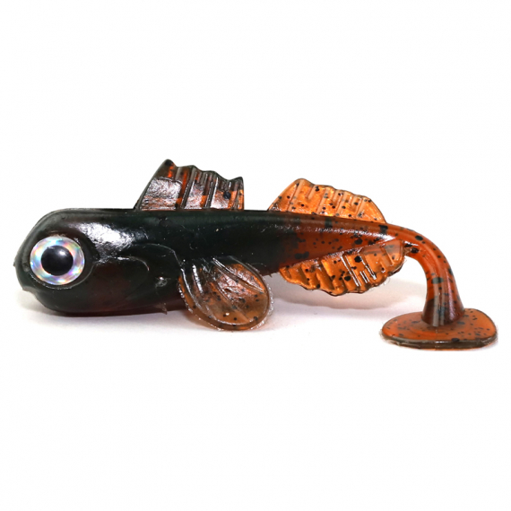 Bite Of Bleak Butter Bolt 7.5cm (5-pack) - Motor Oil Black Flake i gruppen Madding / Softbaits / Aborre softbaits og sandard softbaits hos Sportfiskeprylar.se (BOB-00-0934)